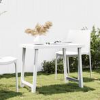 vidaXL Table de camping blanc 79x56x64 cm PP aspect de, Neuf, Verzenden