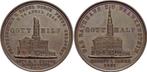Bronze-medaille 1858 Schlesien-frankenstein, Stadt, Postzegels en Munten, Penningen en Medailles, Verzenden