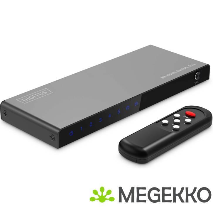 Digitus DS-55334 video switch HDMI, Computers en Software, Videokaarten, Nieuw, Verzenden