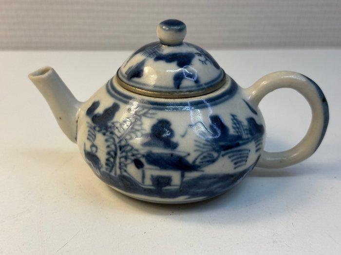Theepot - Porselein - Jolie Qing-theepot, Antiek en Kunst, Antiek | Overige Antiek