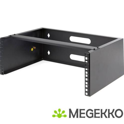 StarTech.com WALLMOUNT4 rack 4U Wandrek Zwart, Computers en Software, Computerbehuizingen, Nieuw, Verzenden