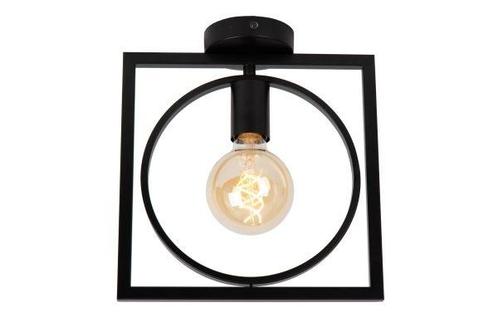 Lucide SUUS - Plafonnière - 1xE27 - Zwart -, Huis en Inrichting, Lampen | Losse lampen, Nieuw, Verzenden