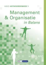 In Balans  - Management en Organisatie Havo Antwoordenboek 1, Zo goed als nieuw, Sarina van Vlimmeren, Tom van Vlimmeren, Verzenden