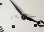Pubklok, schoolklok Drumhead - J. Ives, London - Hout -, Antiek en Kunst, Antiek | Klokken