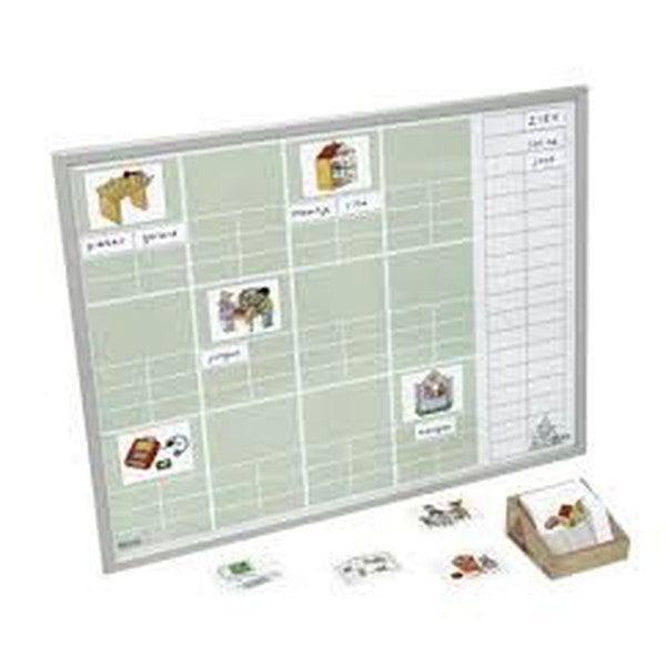 Dagritme kaarten (magnetisch) klein voor op Plan planbord, Boeken, Schoolboeken, Verzenden