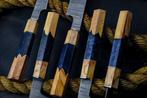 Keukenmes - Chefs knife - Olijfhout, corain en met de hand