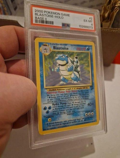 WOTC Pokémon - 1 Graded card - Pokémon - Blastoise - PSA 6, Hobby en Vrije tijd, Verzamelkaartspellen | Pokémon