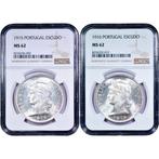 Portugal. Republic. 2 Moedas - 1 Escudo 1915 & 1916 - NGC -