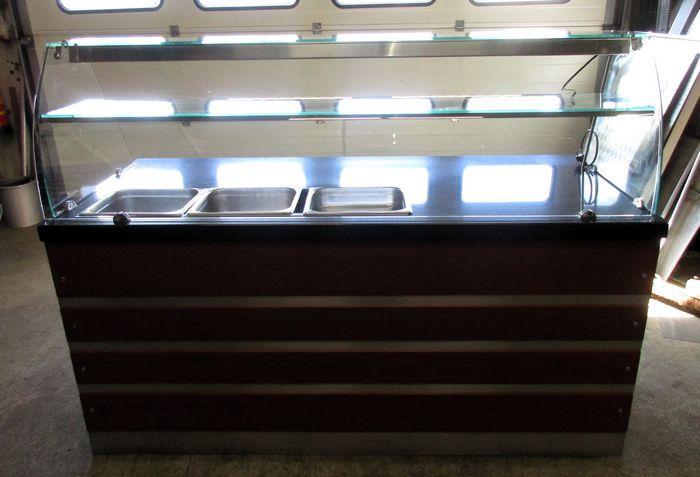 RVS Saladette, Koelwerkbank 180 x 75 x h85cm, Stekkerklaar, Elektronische apparatuur, Koelkasten en IJskasten