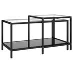 Zwart Glas Salontafel | Tweede Kansje | OP = OP, Huis en Inrichting, Tafels | Salontafels, Minder dan 50 cm, Verzenden, Nieuw