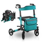 2dekans | Aluminium Rollator Vital met Zitje – Lichtgewicht, Diversen, Rollators, Ophalen of Verzenden, Nieuw