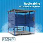 Laagste prijs Demontabele rookcabine incl asbak & zitplaats