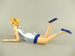 Francois Arvi - Beeldje, Bathing Lady - 32 cm - Composiet
