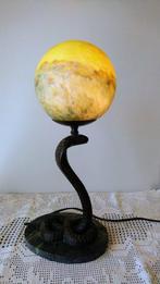 Lamp - Brons, Antiquités & Art, Curiosités & Brocante