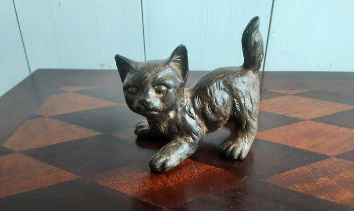 P. Chenet Foundry - Beeld, Kat - 8 cm - Brons, Antiek en Kunst, Curiosa en Brocante
