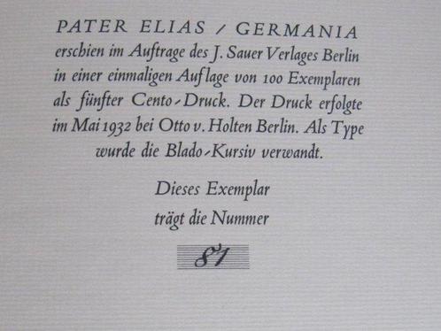 Signed, Alfred Kubin - Germania. Neue Ausgabe. Mit vier, Antiek en Kunst, Antiek | Boeken en Manuscripten