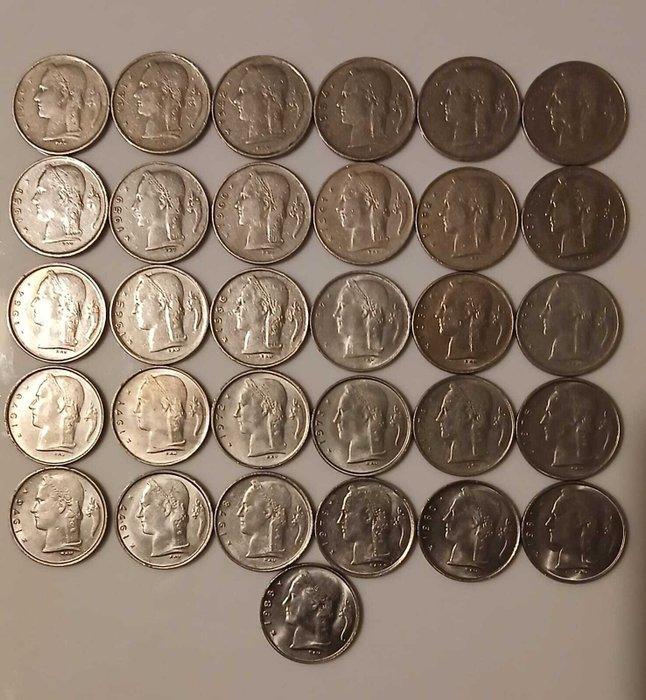 België. 1911/1988 Lot 39 stuks (Zonder Minimumprijs), Postzegels en Munten, Munten | Nederland