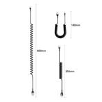 USB-C Spiraal Oplaadkabel - 80 cm - Type C Oplader Data, Verzenden