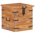 vidaXL Kist 40x40x40 cm massief acaciahout, Huis en Inrichting, Kasten | Overige, Verzenden, Nieuw