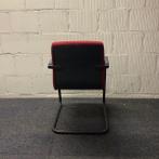 Ahrend vergaderstoel, sledestoel, rood - zwart