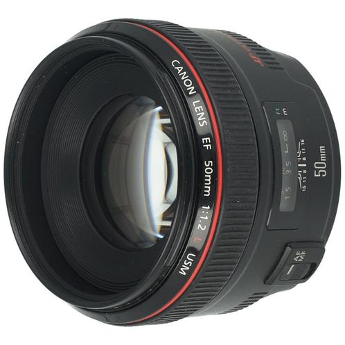 Canon EF 50mm F/1.2 L USM occasion (incl. BTW), Audio, Tv en Foto, Foto | Lenzen en Objectieven, Zo goed als nieuw, Verzenden