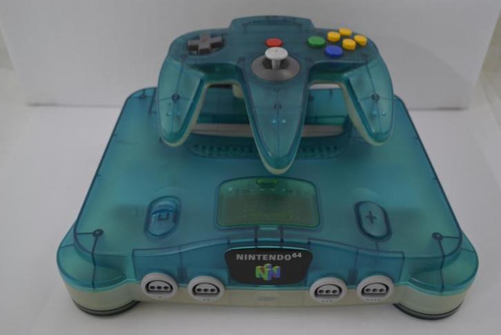 Nintendo 64 Console & Expansion pack (Clear Blue), Games en Spelcomputers, Spelcomputers | Nintendo 64