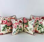 New set of four cushions made with Colefax and Fowler fabric, Antiquités & Art, Curiosités & Brocante