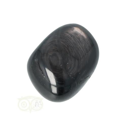 Hyperstheen ( Fluwelen Labradoriet ) trommelsteen Nr 22 - Ca, Handtassen en Accessoires, Edelstenen, Nieuw, Verzenden