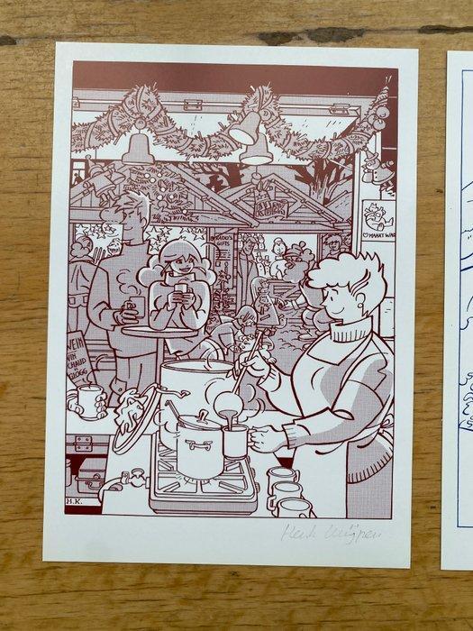 Kuijpers, Henk - Franka - Kerstkaarten 2001-2003, Boeken, Stripverhalen