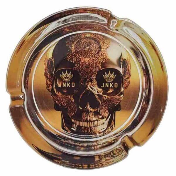 Ashtray Art Series: Golden Skull, Verzamelen, Rookartikelen, Aanstekers en Luciferdoosjes, Nieuw, Verzenden