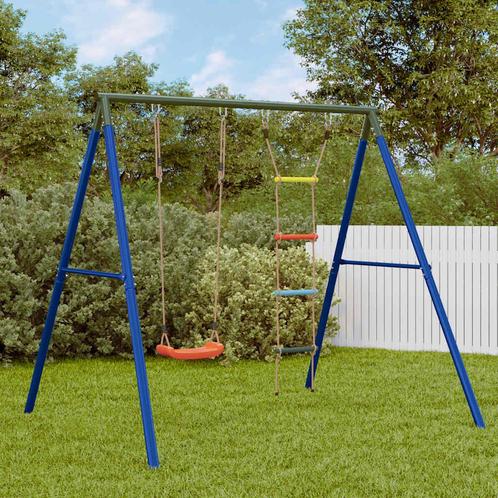 vidaXL Schommelset met schommel en ladder, Kinderen en Baby's, Speelgoed | Buiten | Speeltoestellen, Nieuw, Verzenden