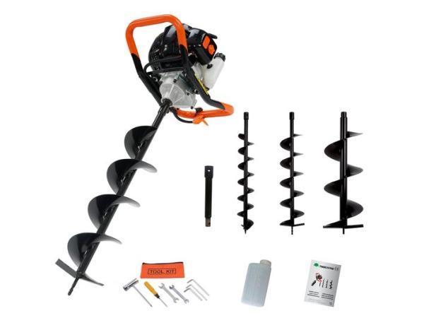 Veiling - Grondboor - Benzine - 52cc - 3 boren 100/150/200 m, Doe-het-zelf en Bouw, Gereedschap | Boormachines