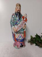 Statue, hand painting beeld van krijger - 46 cm - Céramique, Antiquités & Art