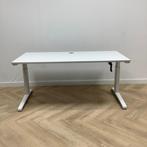 Tweedehands Steelcase slinger zit-sta bureau 160x80 cm, max, In hoogte verstelbaar, Gebruikt, Stabureau