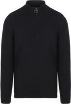 Barbour Half Zip Trui Wol Navy maat Maat 52/54 (L) Heren, Maat 52/54 (L), Barbour, Nieuw, Verzenden