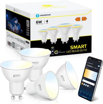 Aigostar LED Lamp - Dimbaar - 2700K-6500K - 6W - 4 stuks, Verzenden