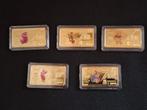 Themacollectie - Exclusieve collectie van 5 Disney vergulde, Nieuw