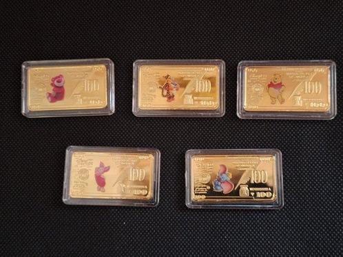 Themacollectie - Exclusieve collectie van 5 Disney vergulde, Verzamelen, Disney