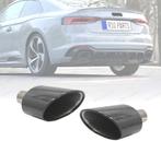 EMBOUTS DECHAPPEMENTS AUDI A4 16-19 LOOK RS4 NOIR, Verzenden