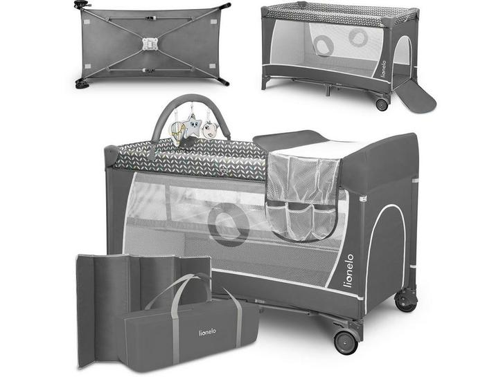 Lionelo Flower - Reisbedje 2in1 - Co-sleeper met zij-ingang, Huis en Inrichting, Woonaccessoires | Overige, Zo goed als nieuw