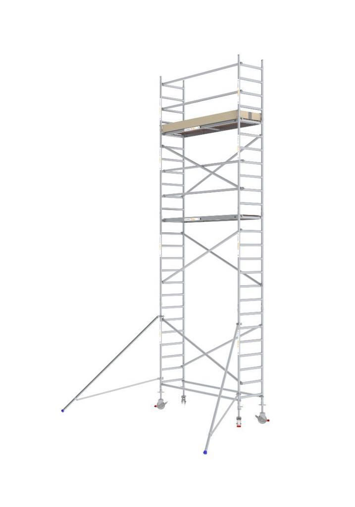 Skyworks rolsteiger 75 x 250 x 6.2 mtr werkhoogte., Doe-het-zelf en Bouw, Steigers, Rolsteiger of Kamersteiger, Nieuw, 5 meter of hoger