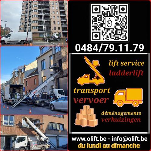 Lift pour déménagement avec opérateur, Diensten en Vakmensen, Verhuizers en Opslag