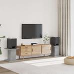 vidaXL Speakerstandaards 2 st 30x30x40 cm bewerkt hout, Audio, Tv en Foto, Luidsprekerboxen, Verzenden, Nieuw
