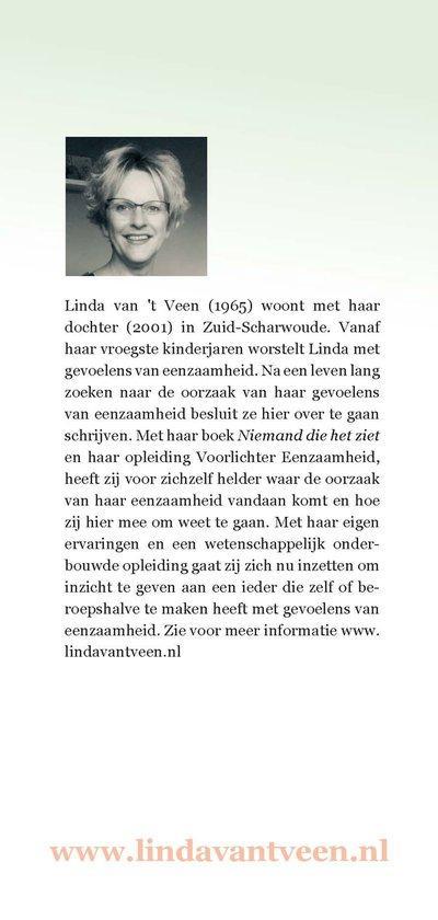 Niemand die het ziet 9789492261830 Linda Van t Veen, Boeken, Psychologie, Zo goed als nieuw, Verzenden