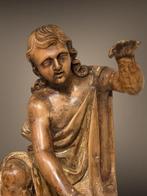 sculptuur, Engel / 18e eeuw neoklassiek - 63 cm - Hout -, Antiek en Kunst