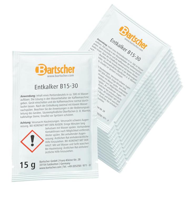 Ontkalker B15-30 | Voor Koffiemachines | 30x  15g Bartscher, Zakelijke goederen, Horeca | Keukenapparatuur, Nieuw in verpakking
