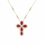 Zonder minimumprijs - Hanger - 14 karaat Geel goud - 1.40ct.