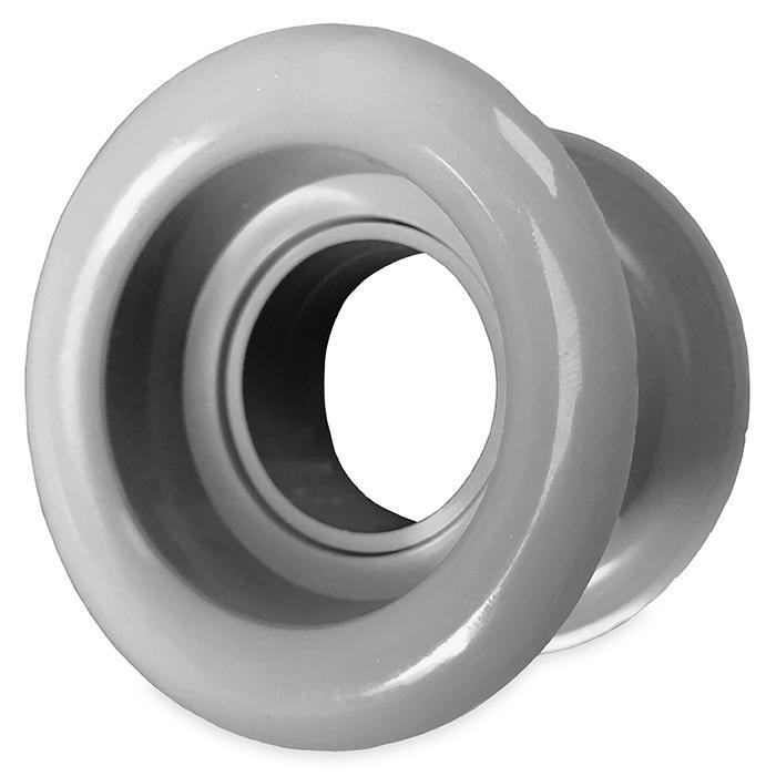 Rond deurrooster Ø40mm - kunststof grijs, Doe-het-zelf en Bouw, Ventilatie en Afzuiging, Nieuw, Verzenden