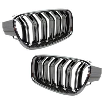 Nieren grill M3-Look | BMW 3-serie 2012-2015 4-deurs sedan (, Verzenden