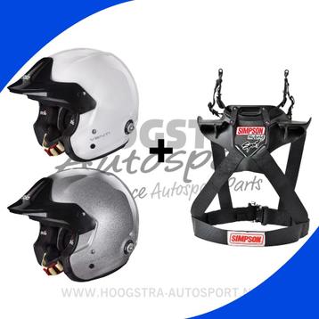 Combi Actie Stilo Helm Openface + Simpson Systeem beschikbaar voor biedingen